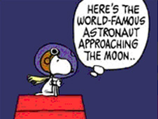 Snoopy Celebrates 40th Anniversary of His Moon Flight